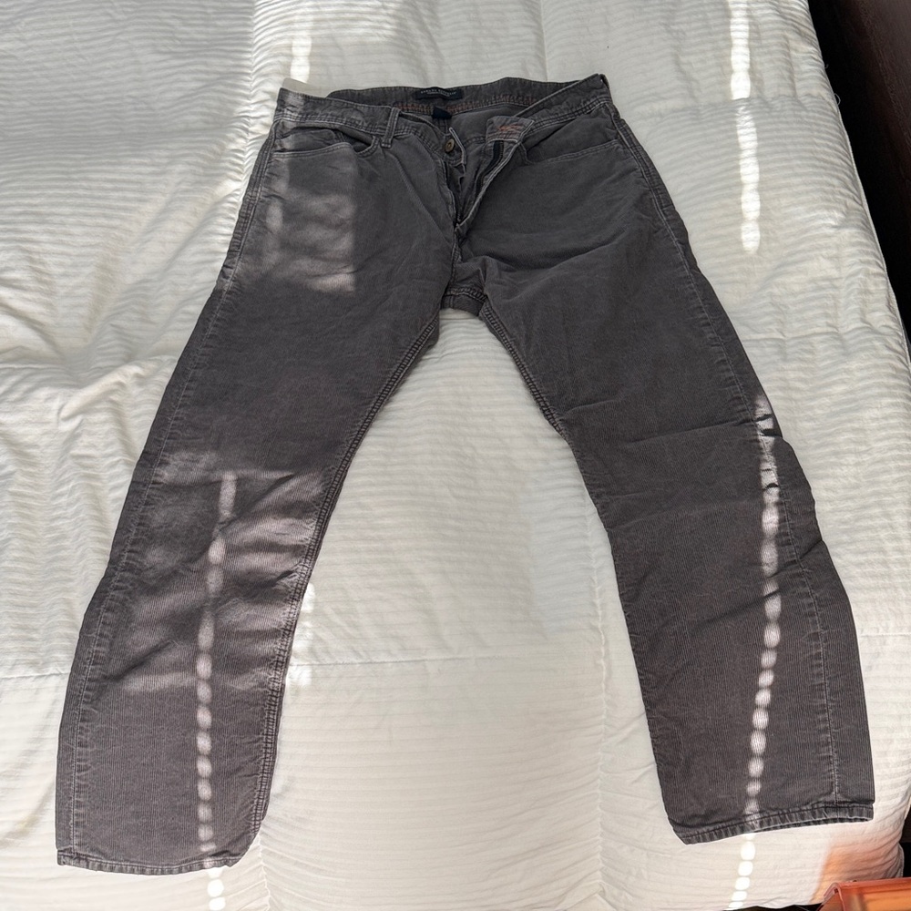 Vintage Straight Dark Gray Corduroy Banana Republic Trousers